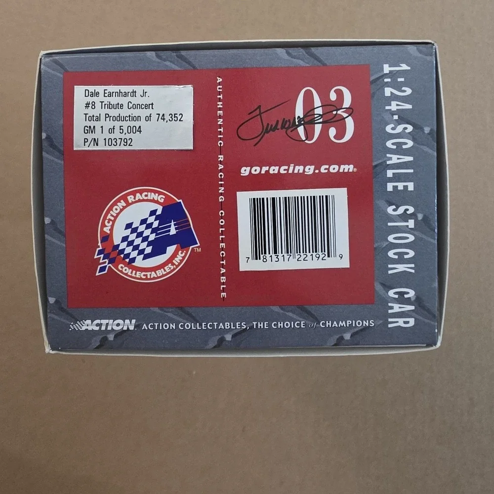2003 Action Diecast #8 Dale Earnhardt Jr Tribute Concert 1:24 & 1:64 Scale